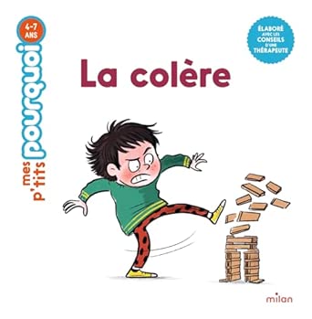 "La Colère" Mes P'tits Pourquoi (4-7 ans) - Edition Milan