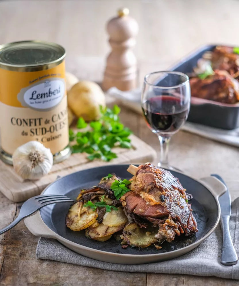 Confits de Canard 2 Cuisses cuisses 760g - Maison Lembert