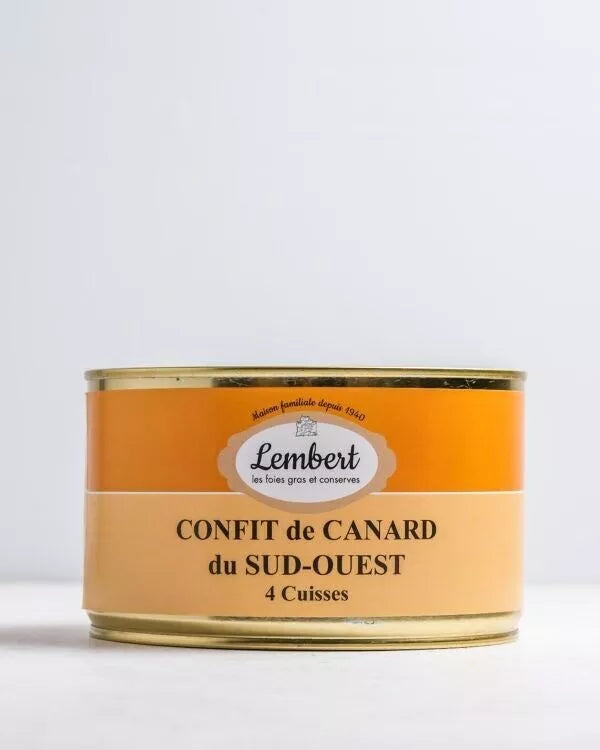 Confits de Canard 4 cuisses 1400g - Maison Lembert