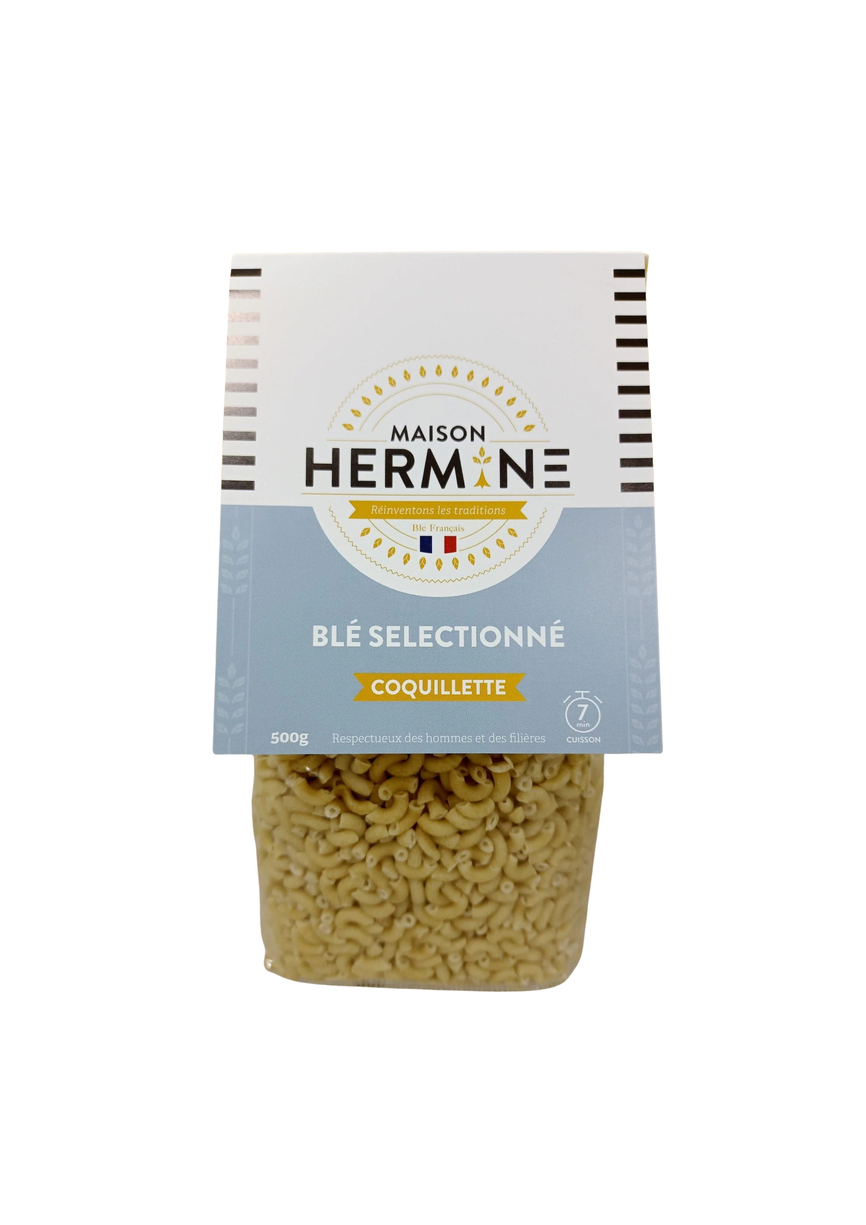 Pasta de concha de trigo seleccionada 500 g - Maison Hermine 