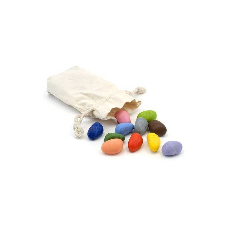 Sac de 8 crayons de couleurs (3+) - Crayons Rocks