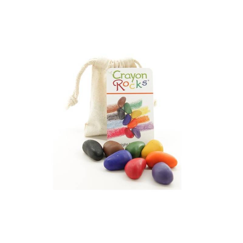 Sac de 8 crayons de couleurs (3+) - Crayons Rocks