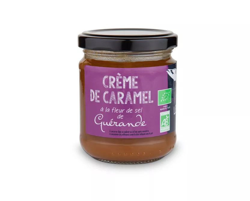 Crème de caramel à la fleur de sel de Guérande- L'Atelier du Sel- Morel et Le Chantoux