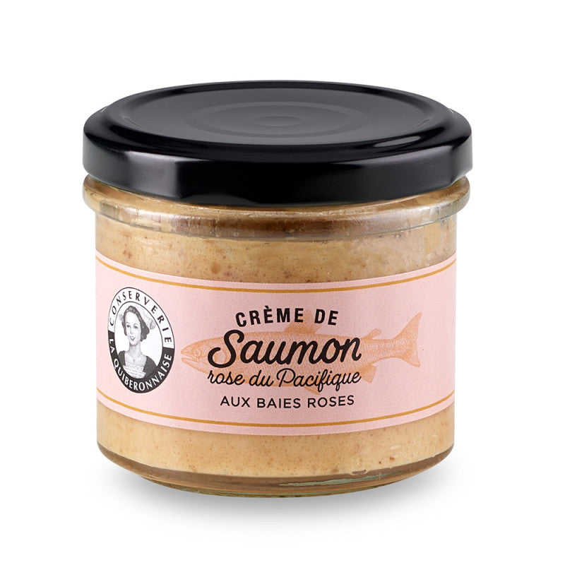 Crème de saumon aux baies roses - La Quiberonnaise