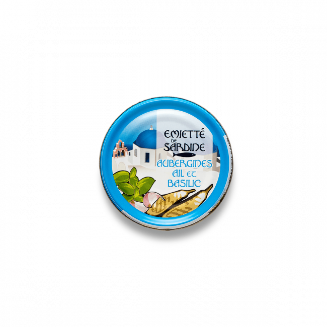 Émietté de Sardine Aubergines, ail et basilic - La Belle-Iloise