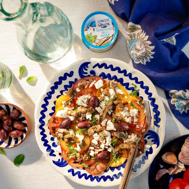 Émietté de Sardine Aubergines, ail et basilic - La Belle-Iloise