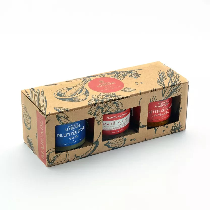 Coffret Tricolore Etuis 3x90g - Maison Marcadé