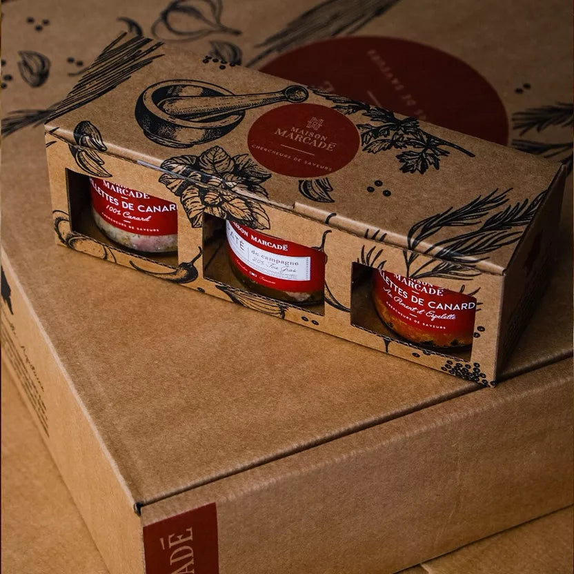 Coffret Tricolore Etuis 3x90g - Maison Marcadé