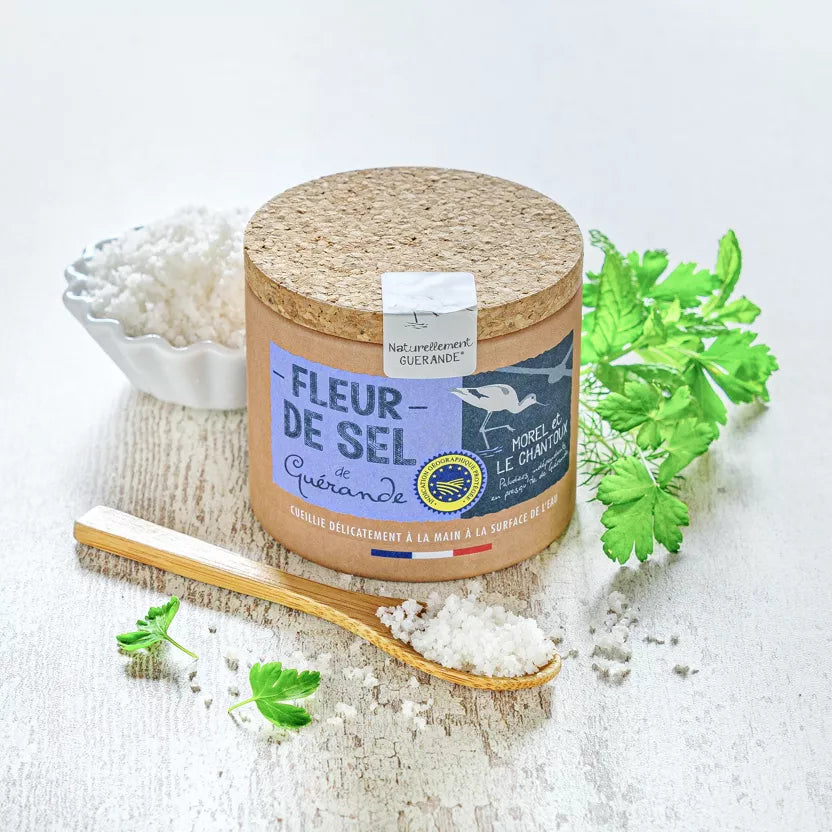 Fleur de sel de Guérande IGP 100 g - L'Atelier du Sel- Morel et Le Chantoux