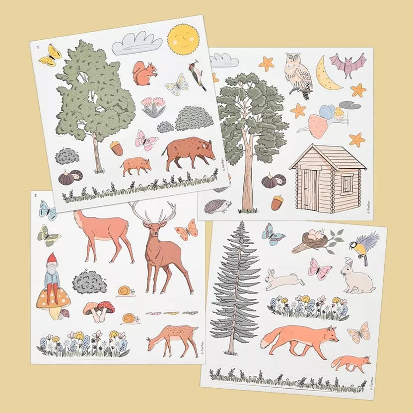 57 magnets "Dans la forêt" - Ferflex