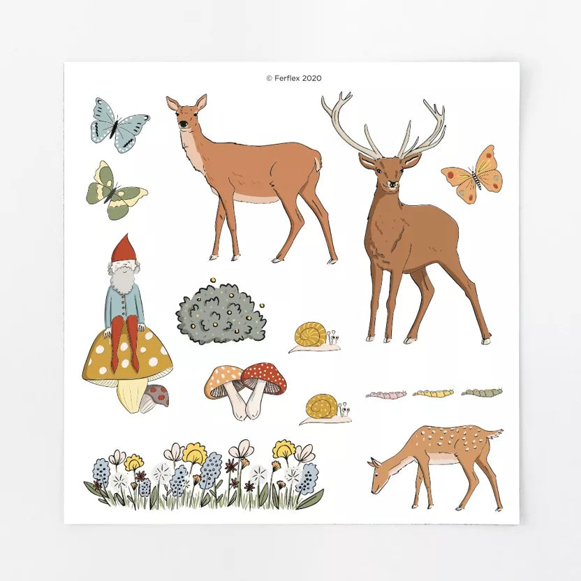 57 magnets "Dans la forêt" - Ferflex