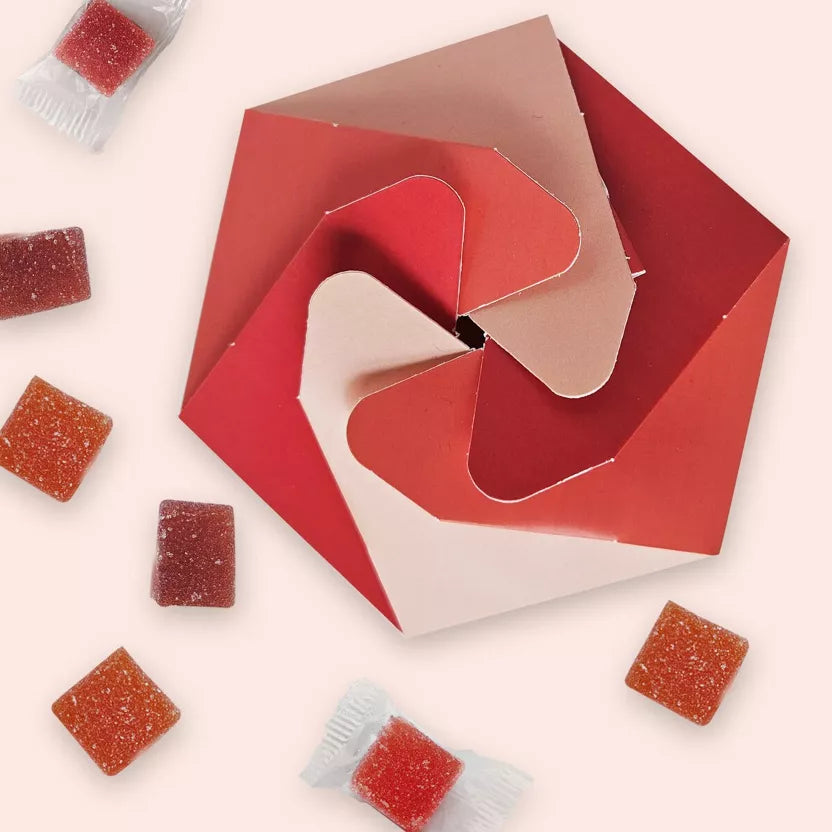 Coffret Pâtes de fruits Fraise - Chocodic