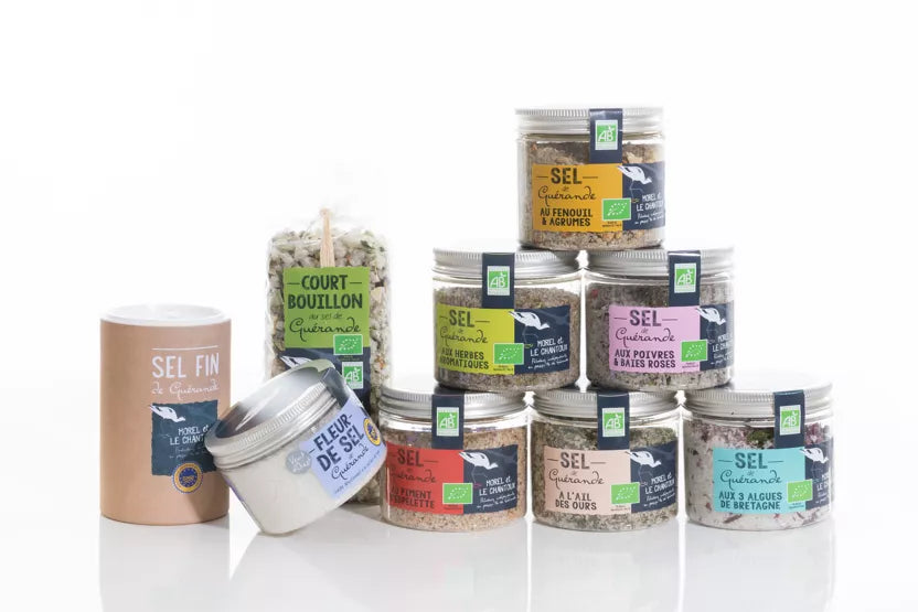 Sal de Guérande con hierbas aromáticas, ecológica, lata de 150 g - L'Atelier du Sel - Morel y Le Chantoux
