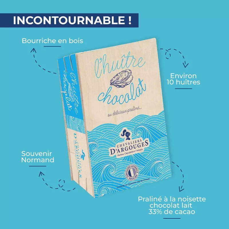 Bourriche Huitres Pralinés - Chevaliers d'Argouges