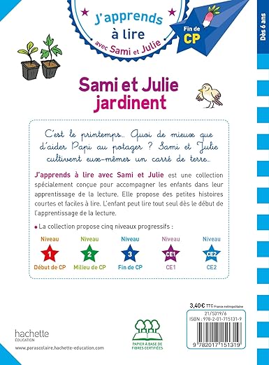 Sami et Julie jardinent (CP) - Hachette Education
