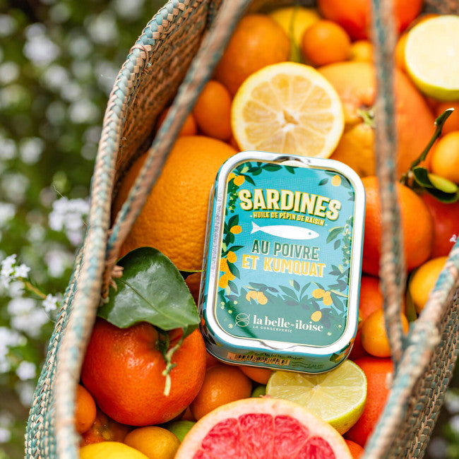 Sardines au Poivre Vert et Kumquat - La Belle-Iloise
