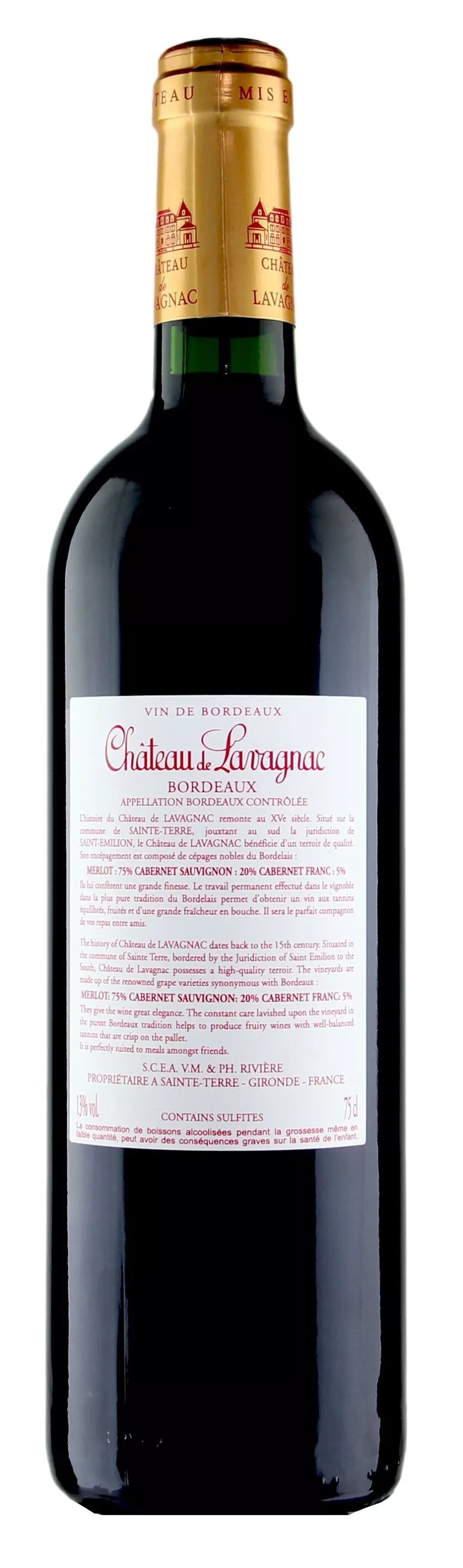 Chateau de Lavagnac 2020, Burdeos | Domaine Rivière 
