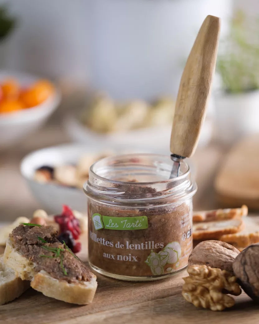 Rillettes de lentejas con nueces - Maison Lembert
