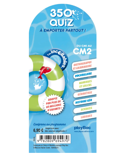 350 quiz pour réviser du CM1 au CM2 (9-10 ans) - Les Incollables