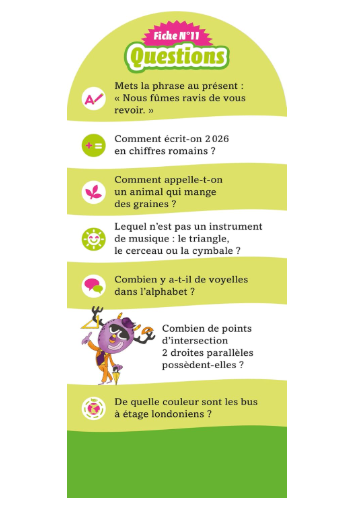 350 quiz pour réviser du CM1 au CM2 (9-10 ans) - Les Incollables