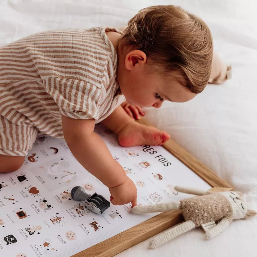 Affiche "Mes Premières fois"  + tampon - Les Petites Dates