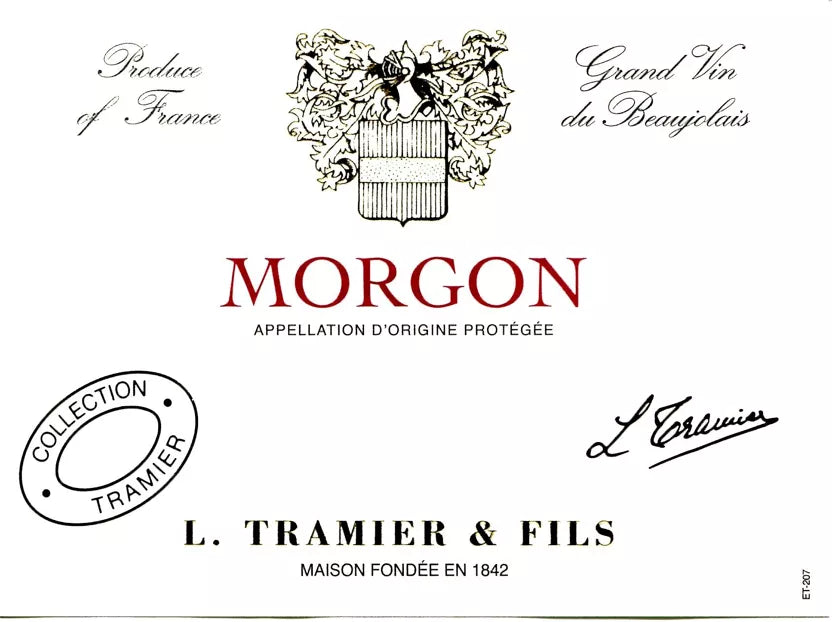 Vino tinto Morgon - Gamay - Beaujolais | Domaine Tramier 