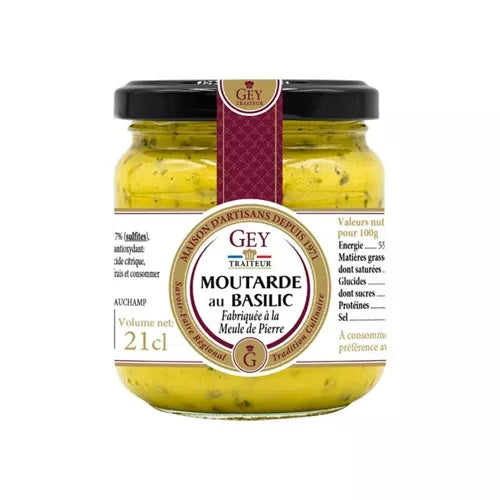 Mostaza de albahaca - Casa Raoul GEY 