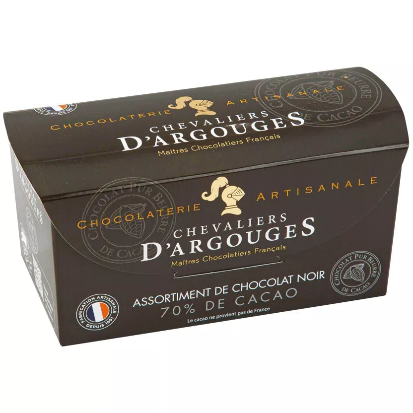 Ballotin 18 chocolat Noir 70% - Chevaliers d'Argouges