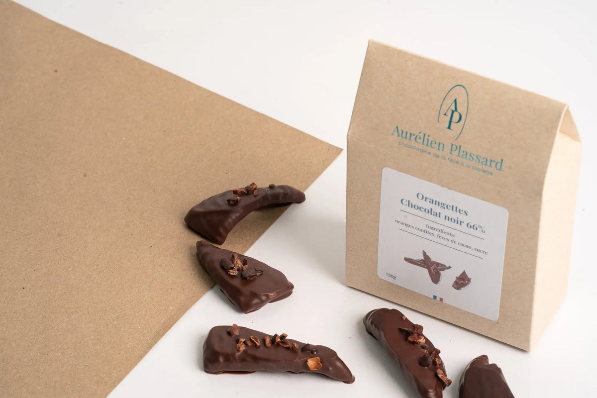 Orangettes au Chocolat Noir 66% de cacao - Aurélien Plassard Chocolatier