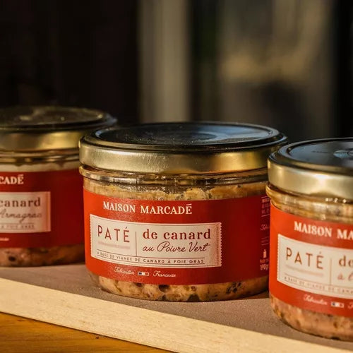 Paté de pato con pimienta verde en grano 190g - Maison Marcadé 