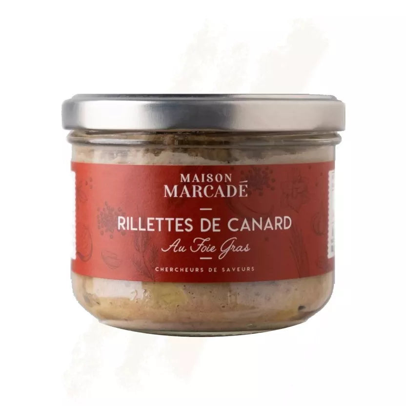 Rillettes de Pato 25% Foie Gras 190g - Maison Marcadé 