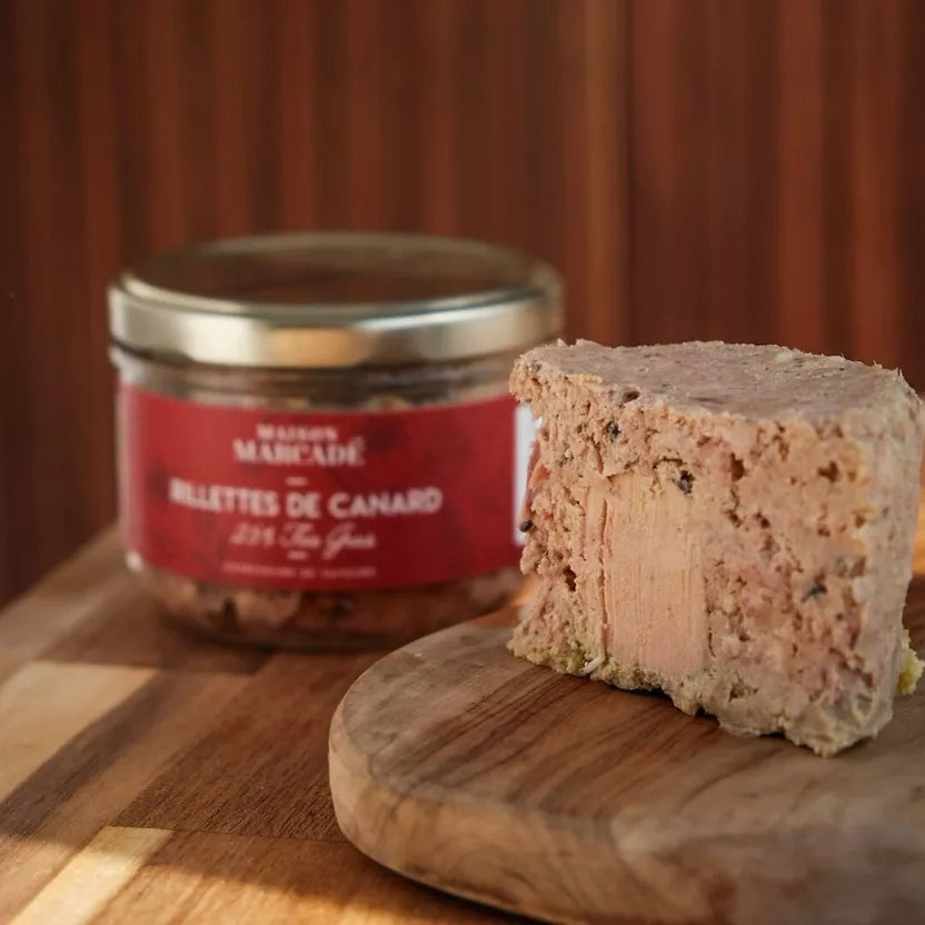 Rillettes de Pato 25% Foie Gras 190g - Maison Marcadé 