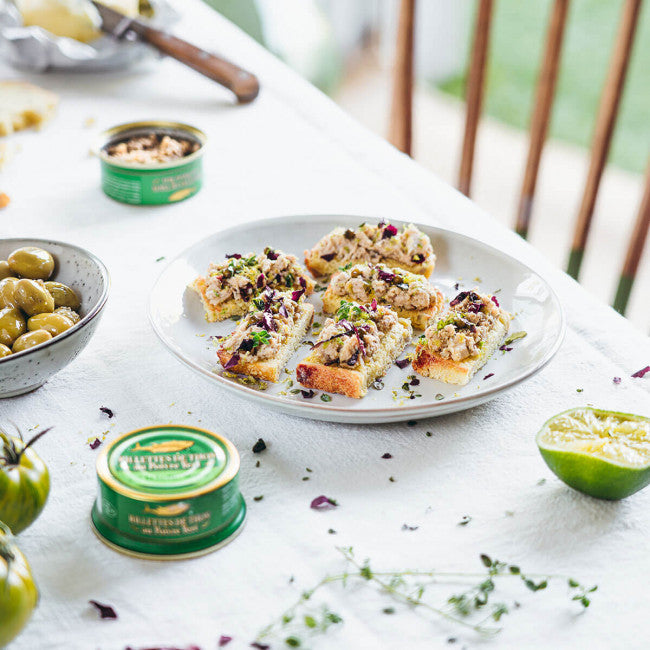 Rillettes de atún con salsa de pimienta verde - La Belle-Iloise