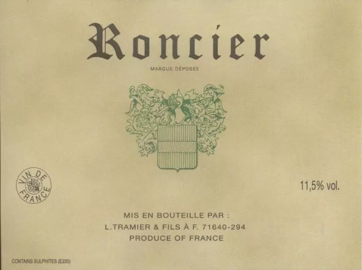 Roncier Vin Blanc Authentique l Domaine Tramier