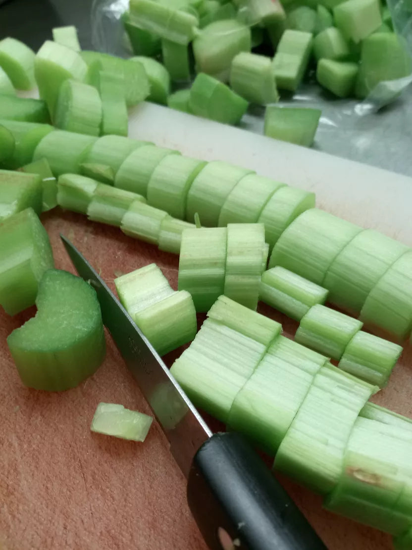 Confiture extra Rhubarbe d'Alsace 220g  - Les Confitures de la Hoube