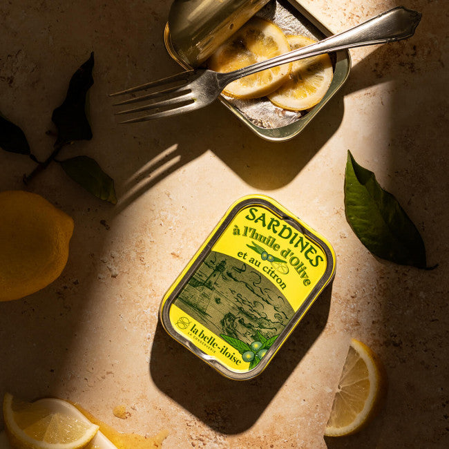 Sardines à l'Huile d'olive et Citron - La Belle-Iloise