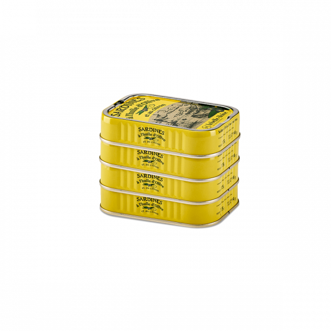 Sardines à l'Huile d'olive et Citron - La Belle-Iloise