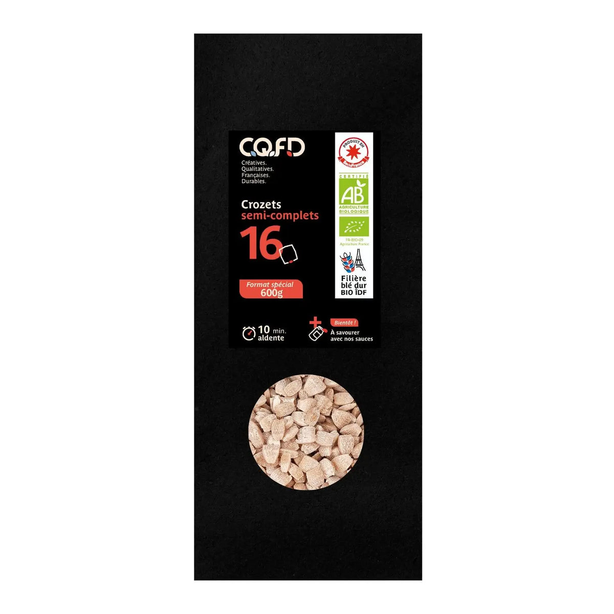 Crozet BIO semi-complets 600g - C.Q.F.D