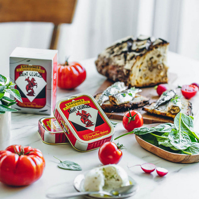 Sardines St Georges à l’huile d’olive vierge extra - La Belle-Iloise