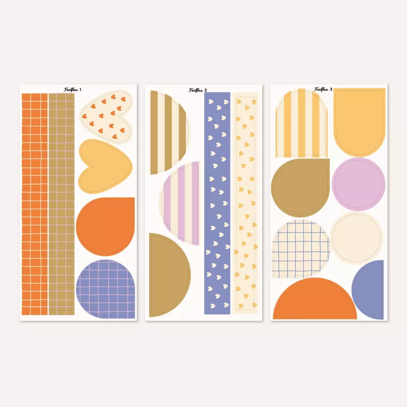 Tableau magnétique Arche coloré Caramel – 1mx58cm - Ferflex