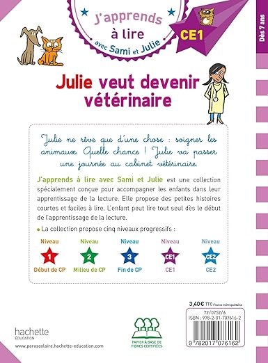 Sami y Julie, 1er año - Julie quiere ser veterinaria